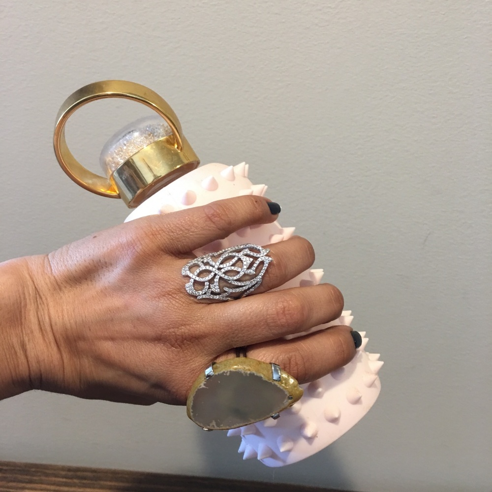 Blush BKR Swarovski Crystal Studded Water Bottle